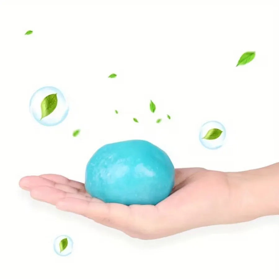 1Pc Cleaning Gel Slime - Reusable Dust Remover, Non-Toxic Sticky for Keyboard Car Vents Electronics Crevices Household Cleaning